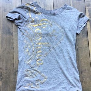 GREY AND GOLD T-SHIRT!!